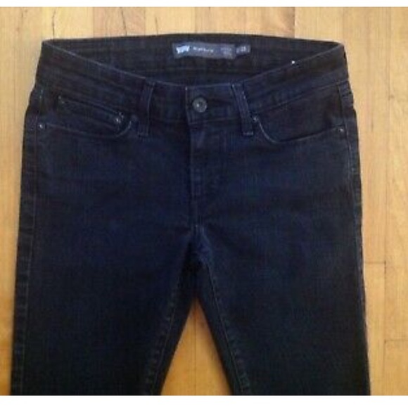 Levi's  Black Slight Curve Skinny Jeans Size 0/25 - Picture 3 of 10